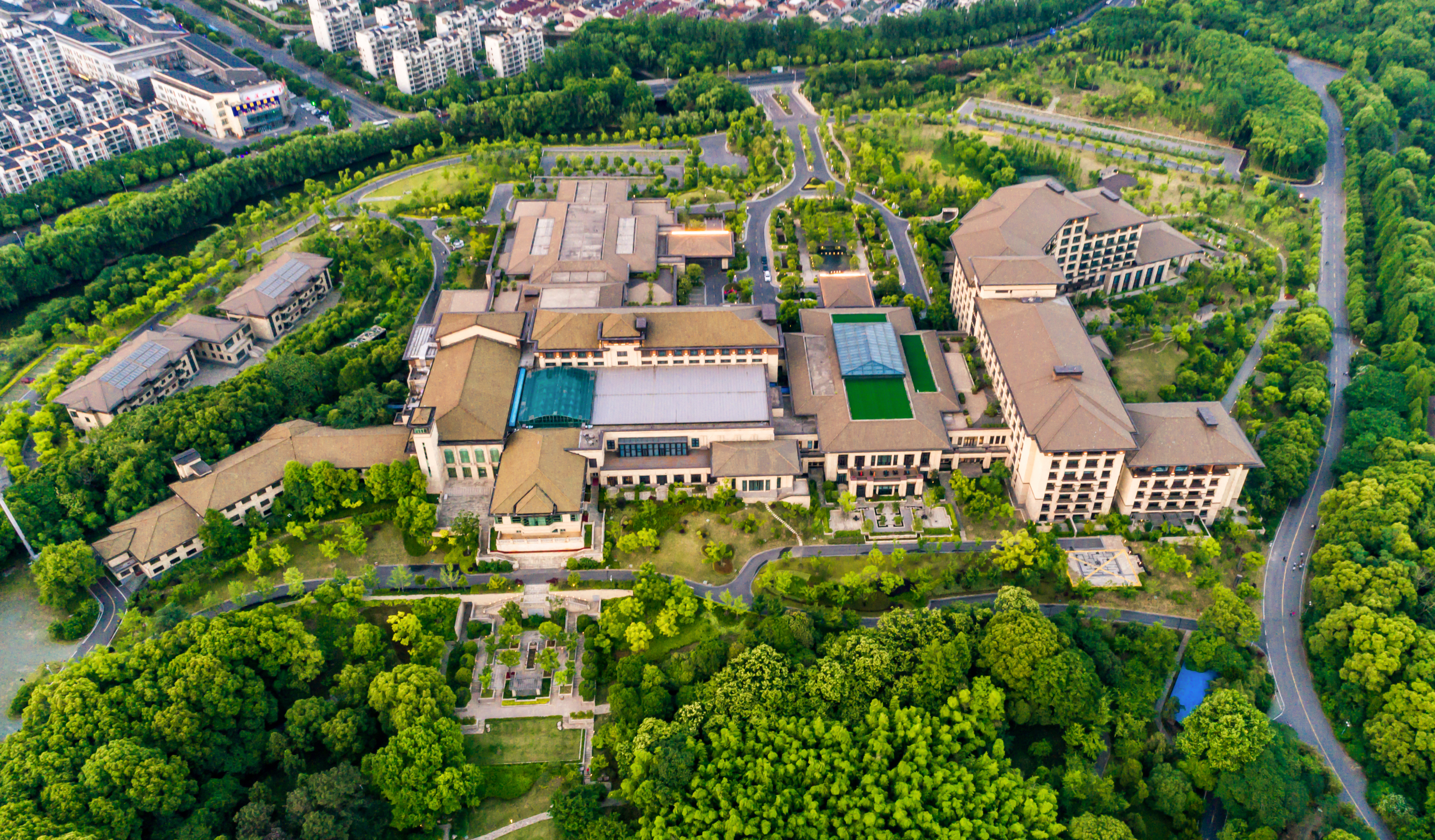 Modern science laboratories with advanced equipment